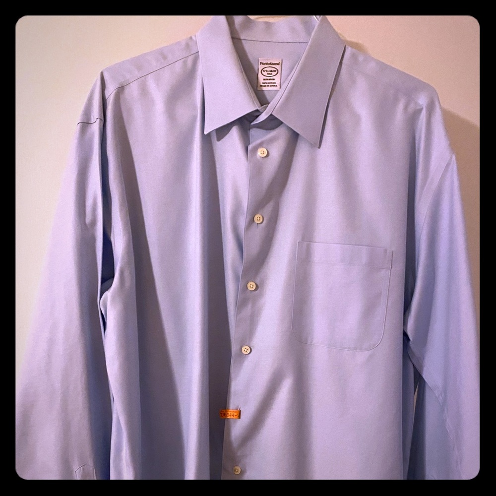 Men’s dress shirt Pronto Uomo neck 17.5 36/37 blue
